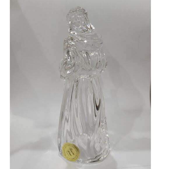 Vintage Princess House 24% Lead Crystal King Gaspar Christmas‎ Nativity PH Stamp - Picture 10 of 12